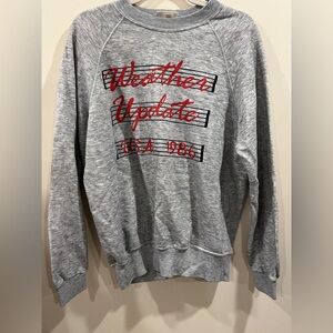 Bassett-Walker Crewneck “Weather Update” Size Women’s XL